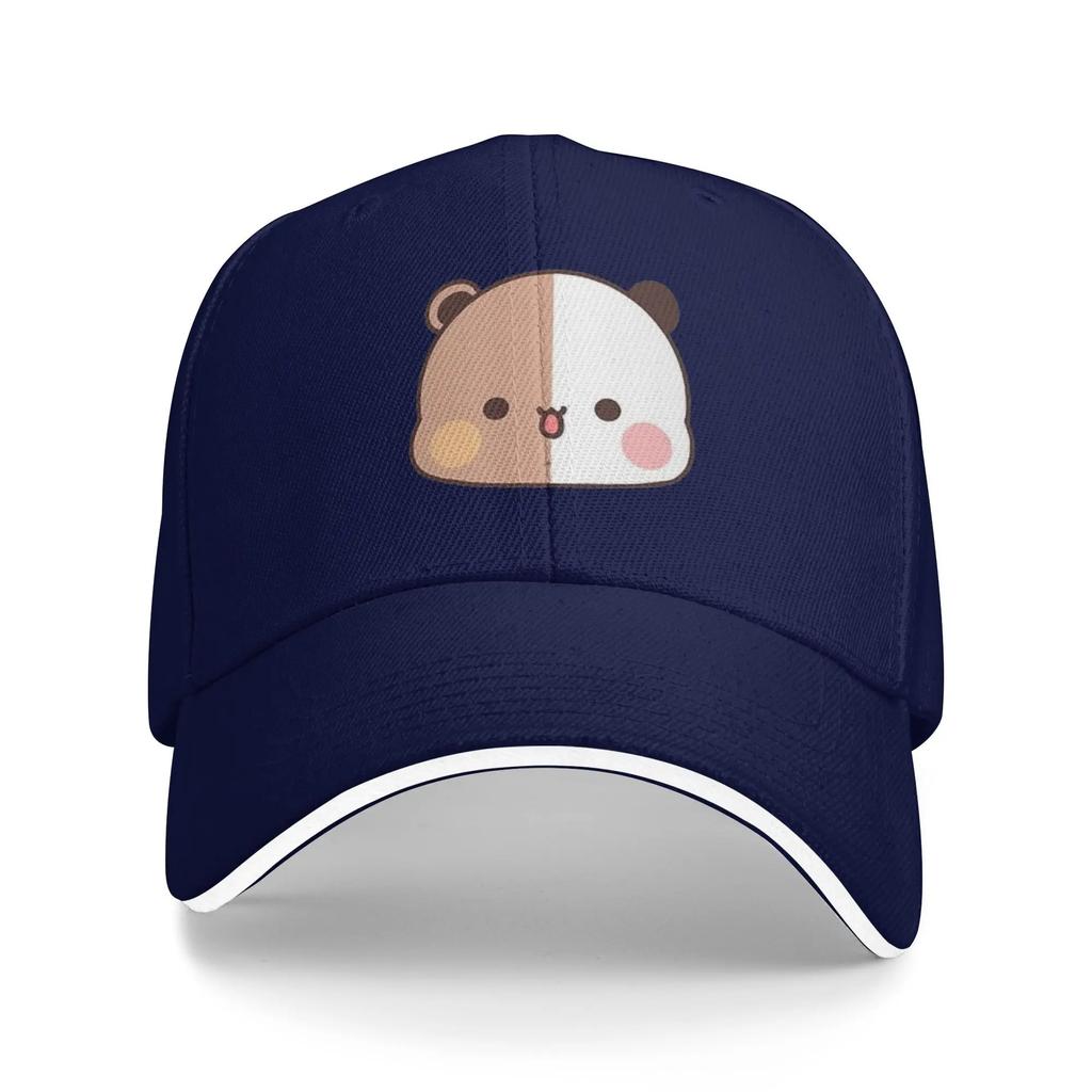 Panda BuBus  Casual Baseball Cap Summer Half Face Trucker Hat SunProof Tennis Skate Hip Hop Hats Unisex WoUnisex Retro Baseball Cap