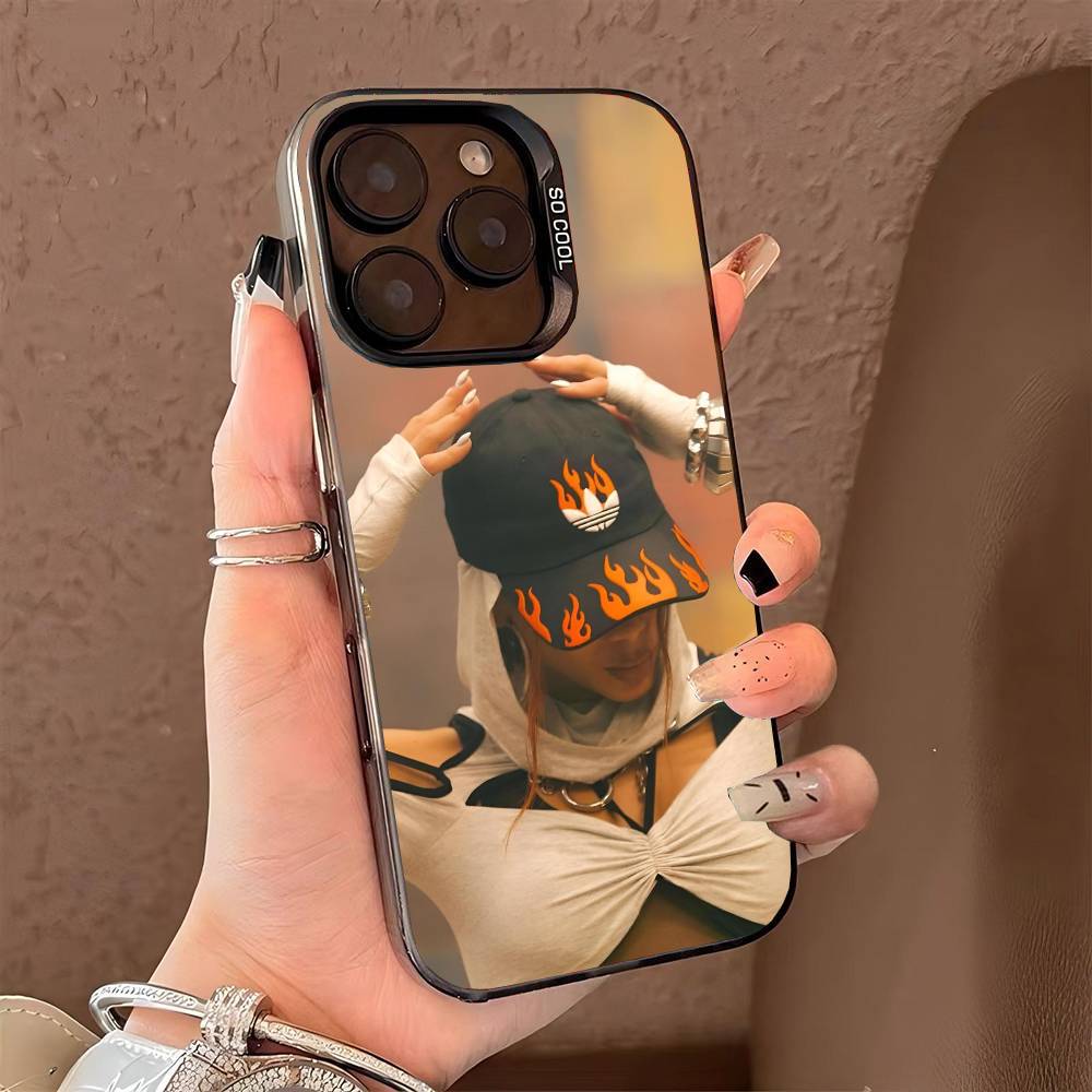 singer A-anitta funk generation phone case for iPhone 17 17Air 16 15 14 13 12 11 Pro Max Plus Colorful Silver
