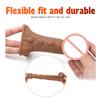 Reusable Condoms Penis Extender Silicone Enlargement Penis Sleeve Thick Condom With Grain