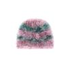 13MONTH Handmade Stripe Hairy Beanie (PINK)