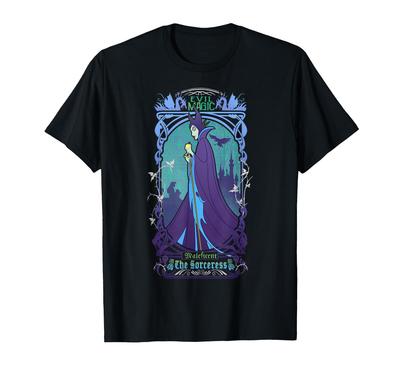 Disney Maleficent Hexe Tiefviolett Grafik-T-Shirt