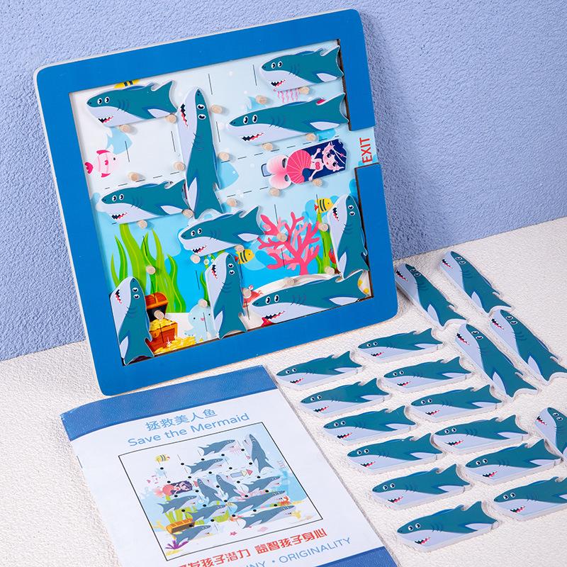 

Mermaid Rescue Wooden Educational Game for Kids