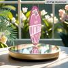 2D Flat Aluminum Mother's Day-Themed Wall Decor 7.87 Inches X 7.87 Inches A Gift for Mom Perfect for Hanging on Front Doors, Porches, Indoors, and