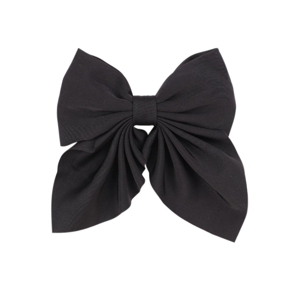 1Piece Big Hair Bow Ties Hair Clips Satin Two Layer Butterfly Bow For Girls Bowknot Hairpin Trendy Hairpin Hair Accessories