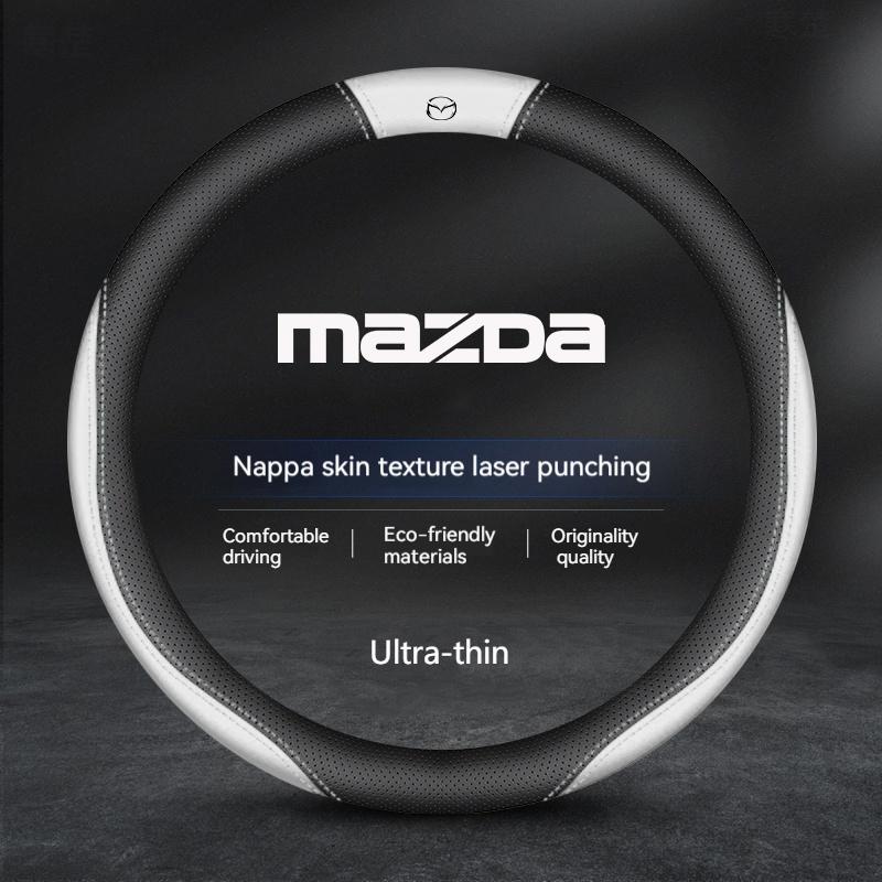 

2025 Горячее Для Mazda2 3 6 SKYACTIV Axela Atenza CX30 CX5 CX8 CX9 MX5 RX8 RX7 BT50 Замша Кожа Автомобильный Руль Чехол Авто Аксессуары