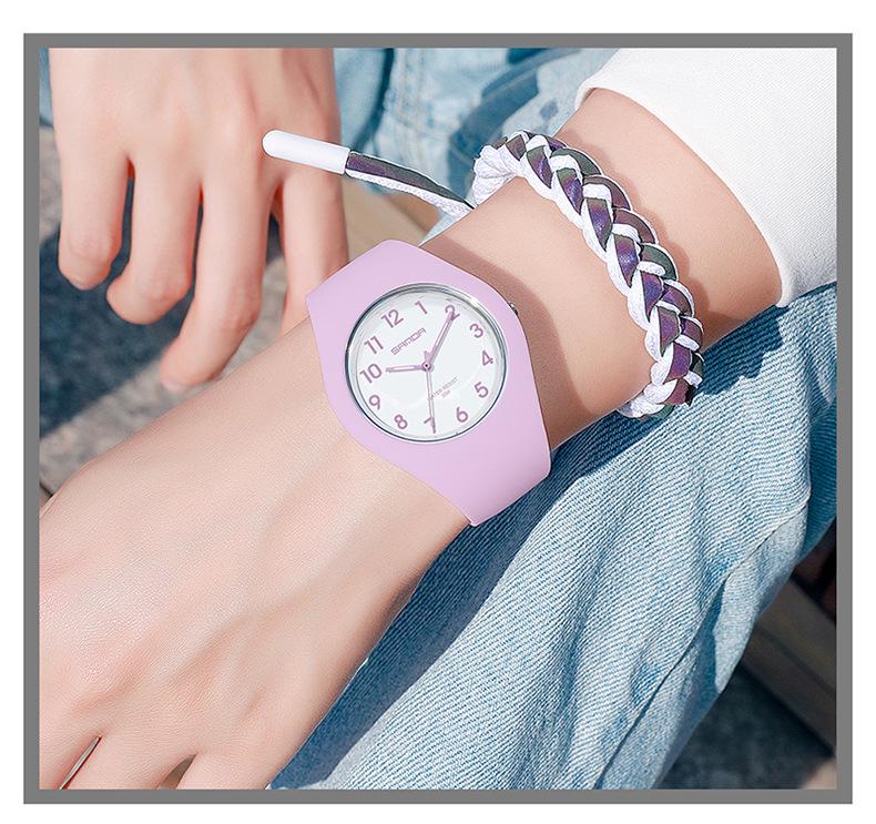 Sanda Trendy Korean Style Digital Sport Watch for Men & Women - Jelly Series