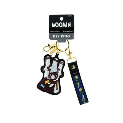 Sunstar Stationery Moomin Embroidered Hattifattener Keychain S8351570