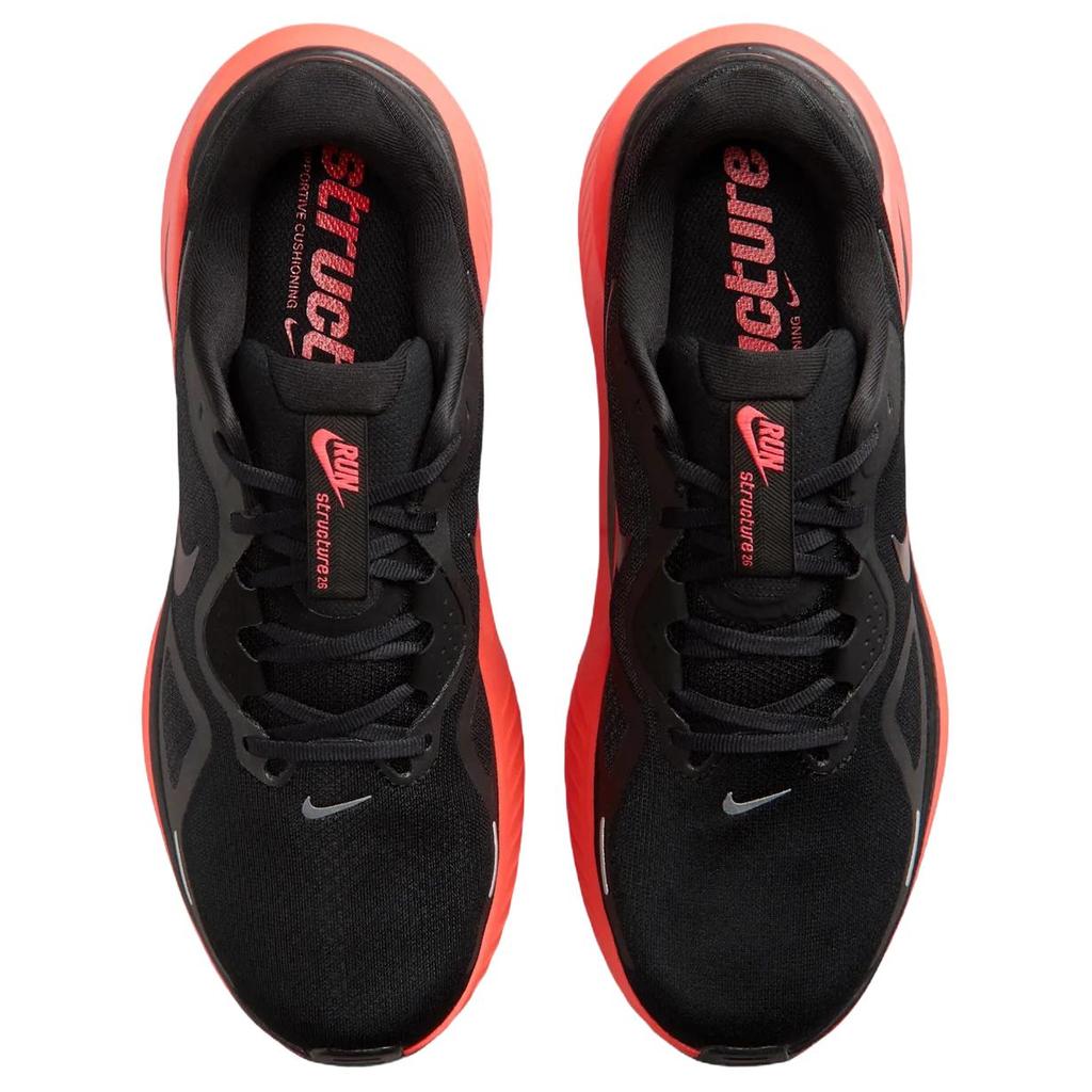 Nike Zoom Structure 26 Comfortable Durable Wear-Resistant Supportive Rebound Running Shoes Unisex sneakers Black HJ1102-006