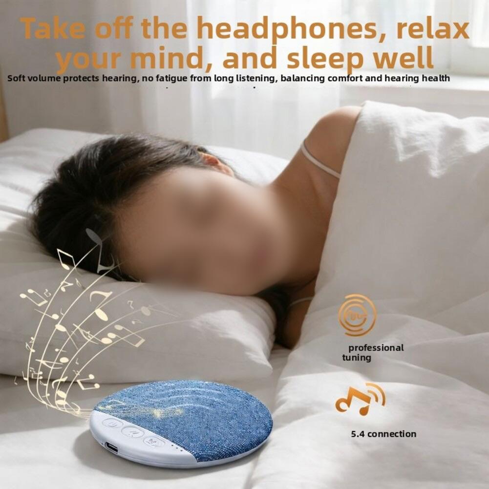 Portable White Noise Sound Machine With BT5.3 And 2W Speaker For Sleep Soothing Travel Office Use Rechargeable Battery 200mAh