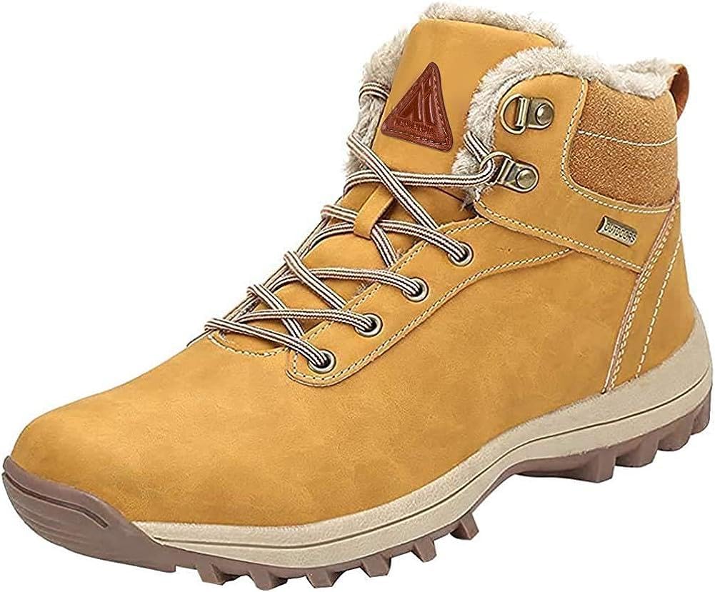 

Mishansha Winter Snow Perfect for and Size Size 40 High-Cut Fleece-Lined Boots, Waterproof, Non-Slip, Unisex, Fishing, Hiking, Camping, 24.5cm,