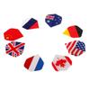 Multi Color Pet Dart Flights Stiff Tear Resistant Darts Accessory For Darts Steel Tips Electronic Dartboard Darts Dart 24Gm