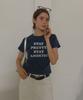 ANOETIC Anc Stay Pretty T-Shirt_Navy