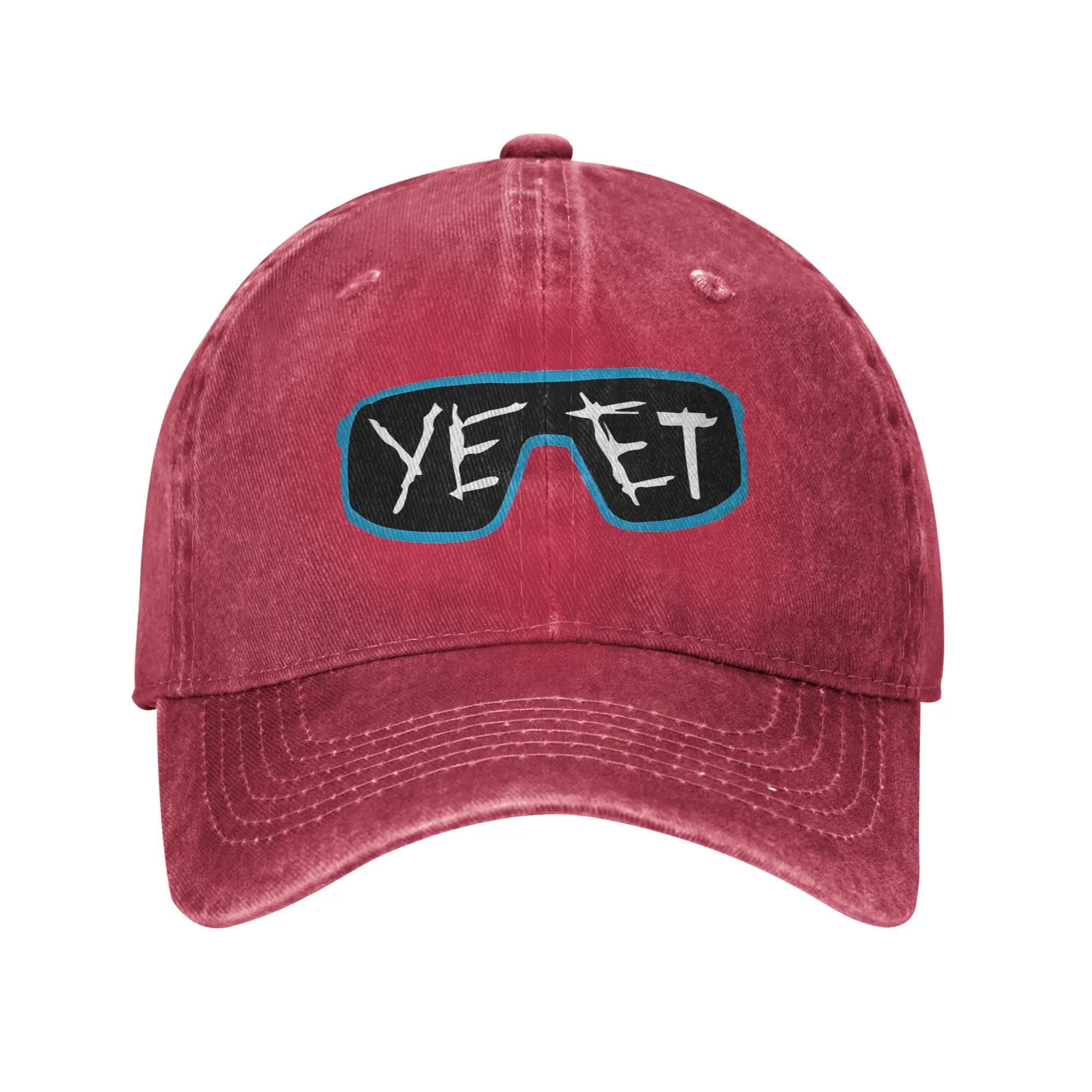 Унисекс Очки Yeet Рестлер Рестлинг Джей Усо Печатные Кепки Классическая Потертая Стиранная Бейсболка Регулируемая Adjustable