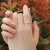 Copper Ring Leaves Classics For Women Wedding Engagement Jewelry Accessories Beautiful Shining Fashion Women Gifts
