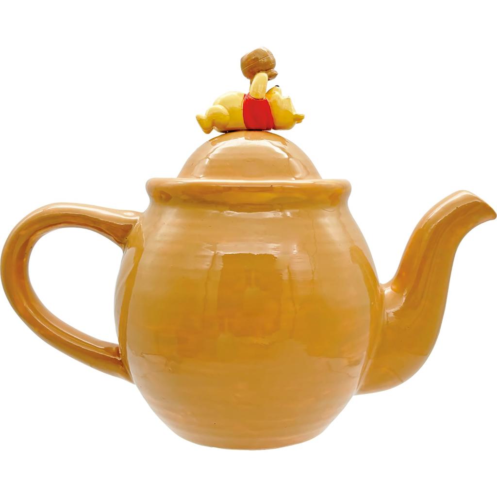 Disney the Tea Honey Pooh 18 X 11 X 550ml SAN4848 "Winnie Pooh" Teapot, Pot, Jar, Merchandise, Brown, Approx. 15cm, Capacity,