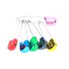 100pcs Assorted Color Diaper Pins Stainless Steel Cloth Diaper Pins Safety Pins  For Craft Clothes