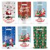 10pcs Christmas Bags Snowflakes Candy Gift Bags Merry Christmas Decoration Gift Wrapping Treat Bags New Year Packing Bag