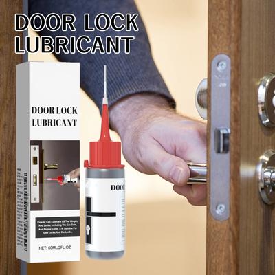 Lock Cylinder Lubricant For Hinge Locks, Car Padlocks, Engine Hoods, And Garage Door Locks 60ml