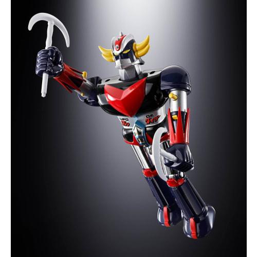 TAMASHII NATIONS Chogokin UFO Robot Grendizer Deluxe Grendizer & UFO Spazer, approximately 135mm & 120mm, die-cast, ABS & PE pre-painted action figure