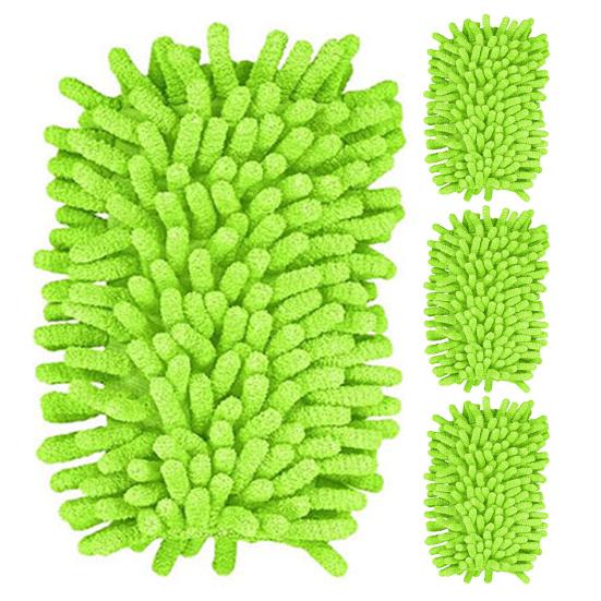 2/4/6Pcs Mop Cloth Covers Replacement Wear Resistant Non-Fading Washable Quick Dry