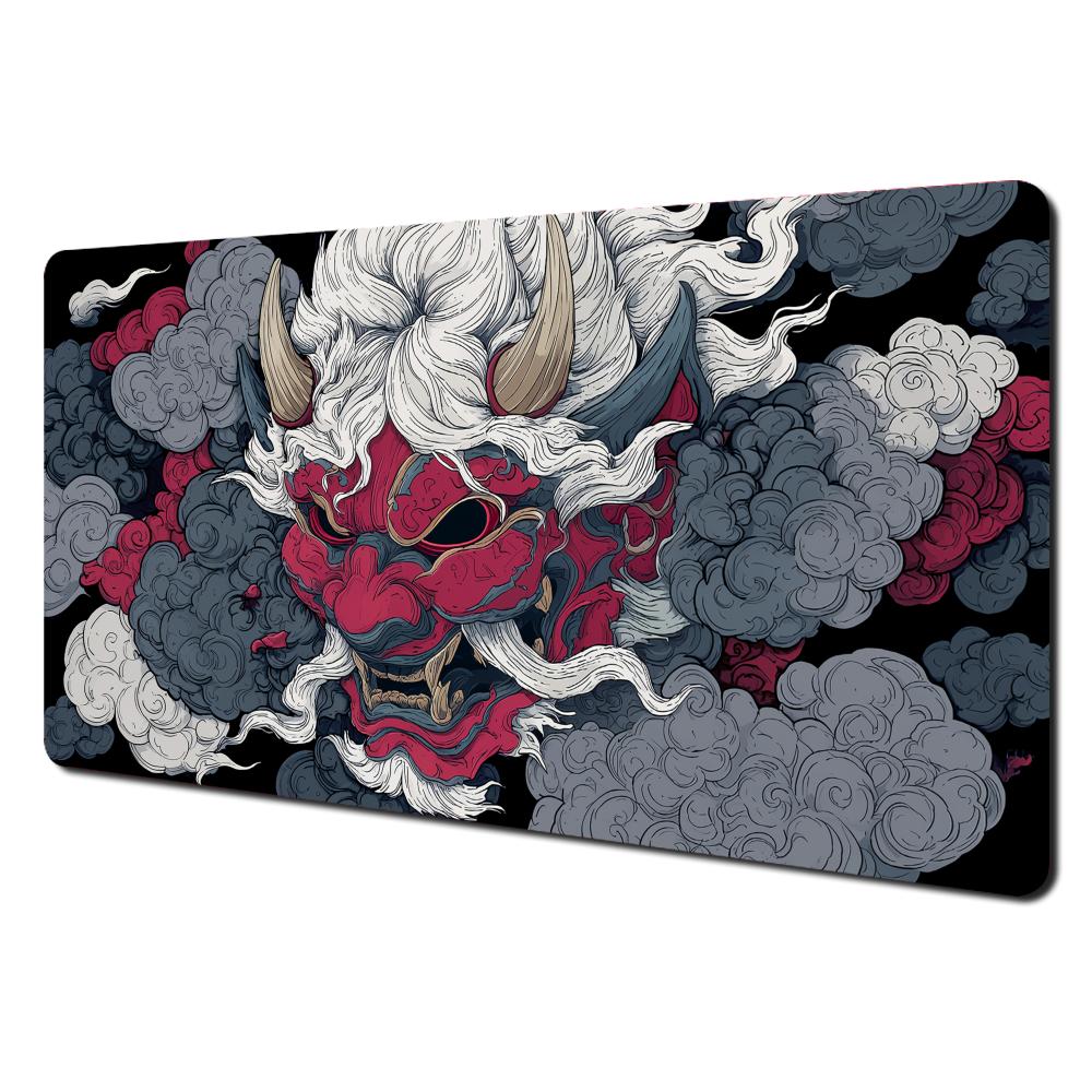 Chinese Character Wang Guo Letter S T Number Printed Mouse Pad NonSlip Rubber Base Washable Cloth Surface For Gaming Offi 30x80x0.2cm