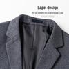 SHANSHAN Men's Wool Blend Business Blazer
