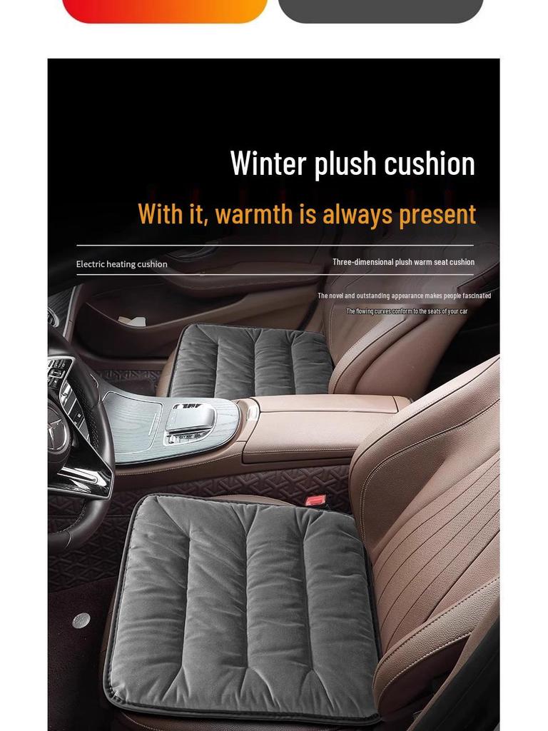 All-Season Universal Car Seat Cushion Set: Single Piece, Winter-Ready, Three-Piece Front & Rear Bench Pad.