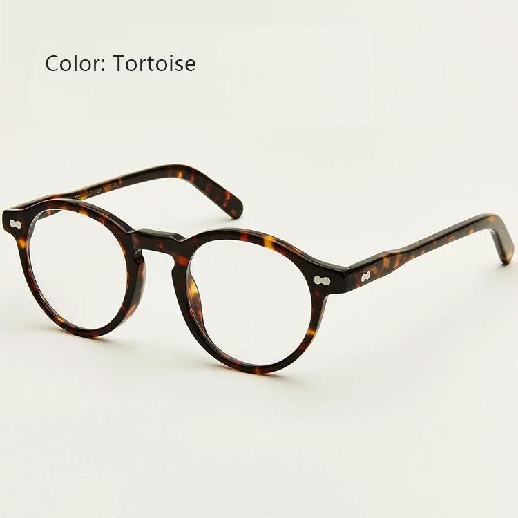 

Round Eyeglasses Frame Men Johnny Depp Lemtosh Optical Glasses Women Computer Goggles Luxury Brand Vintage Acetate Frame
