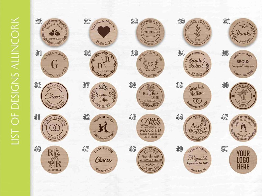 Personalised Wooden Wine Corks Custom Stopper Bridal Shower Gift Wedding Bachelorette Party Favors Decoration Bride To Be Gift