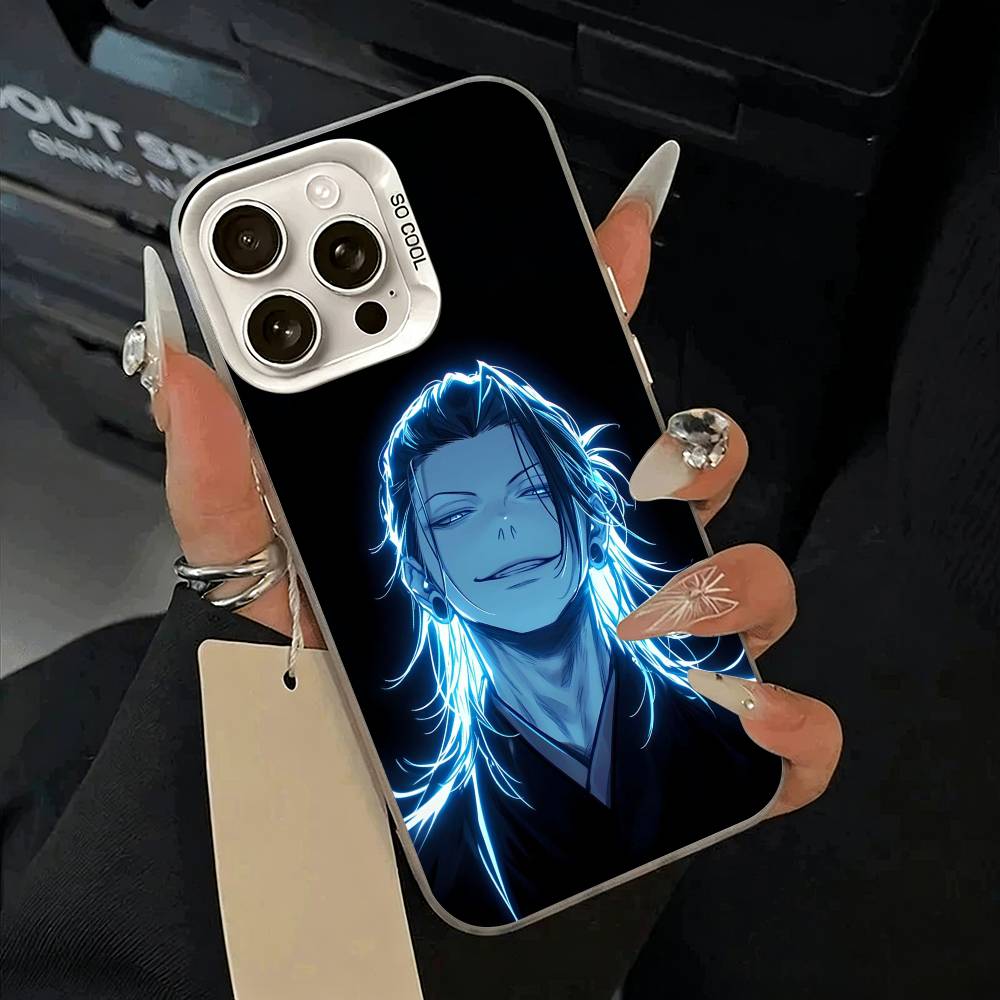 

J-J-ujutsu Kaisen-S-uguru- Geto Phone Case For IPhone 17 Air 16 15 14 13 12 11 Pro Max White Sliver Hard Cover iPhone14