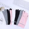 Women Thin Breathable Ice Silk Anti-UV Summer Sunscreen  Gloves Mittens Driving Gloves Touch Screen
