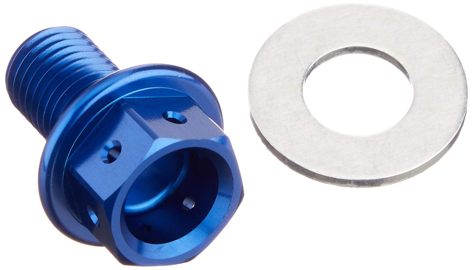 

Kitaco 772-0500002 Aluminum Drain Bolt (D-3) NSR250R/TZR250/RG50G etc M10 x 17mm x P1.25