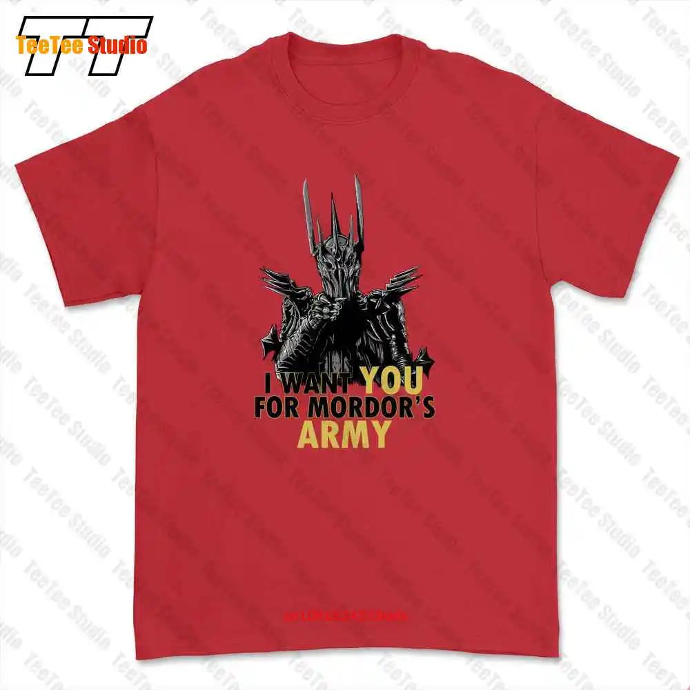 Mordor S Army Sauron Ring Dark Lord Uncle Sam Parody Movie Tshirt Tee FG3J S