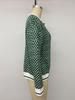 TEMU 2026 Autumn/Winter Gentle Commuting Knitwear: Diagonal Stripe Lapel Half-Button Loose Sweater