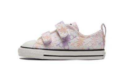 Chuck Taylor All Star   Easy-On Low TD 'Butterfly Embroidery - Pale Amethyst' A01618C