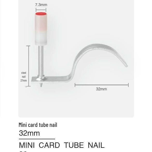 7.3mm Mini Ceiling Plate Nail with Pipe Clamp