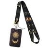 Moon Planet Cell Phone Lanyard: ID, Campus Meal, and Bus Card Holder