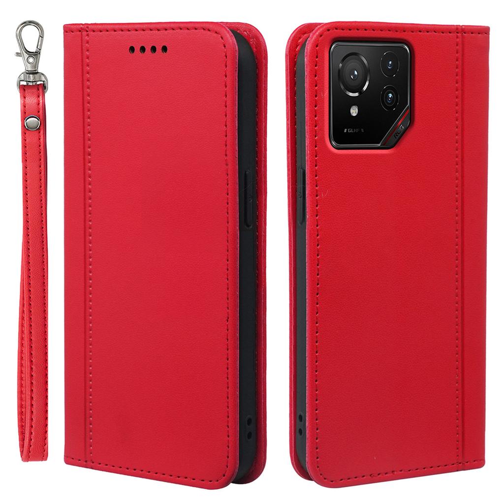 HX01 For Asus ROG Phone 9 5G Wallet Case Magnetic Closing PU Leather Phone Cover