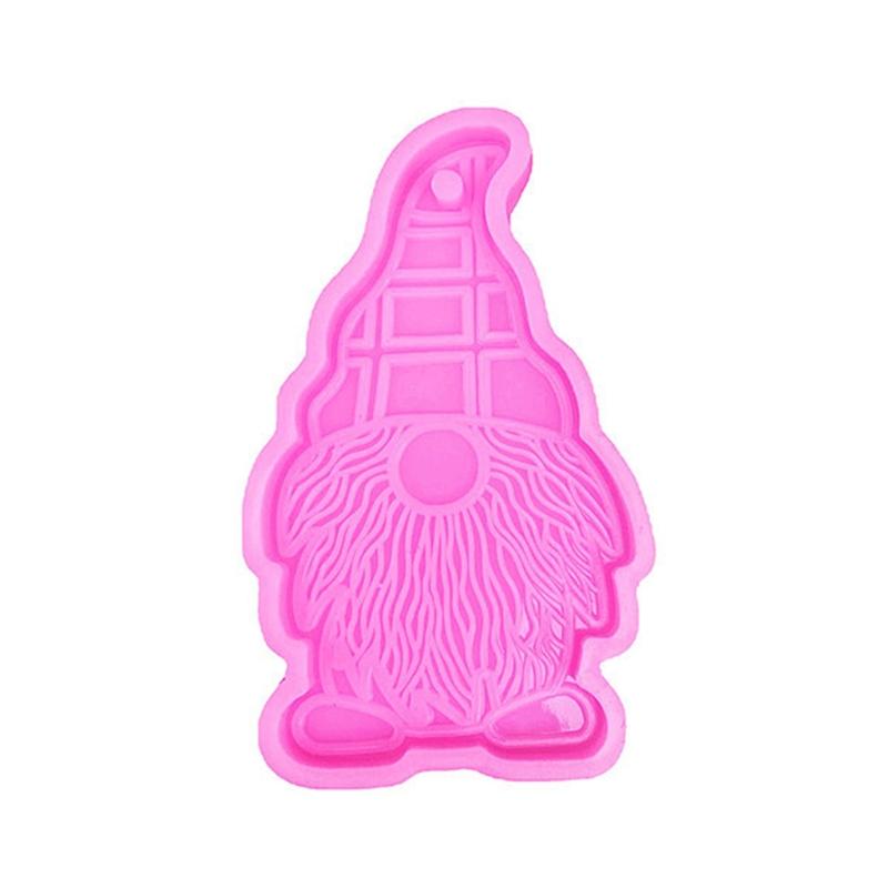 DIY Moș Crăciun Micul Pitic Mucegai epoxidic din silicon DIY Breloc pandantiv Bijuterii Crafting Mucegai pentru Crăciun Dragoste Cadou