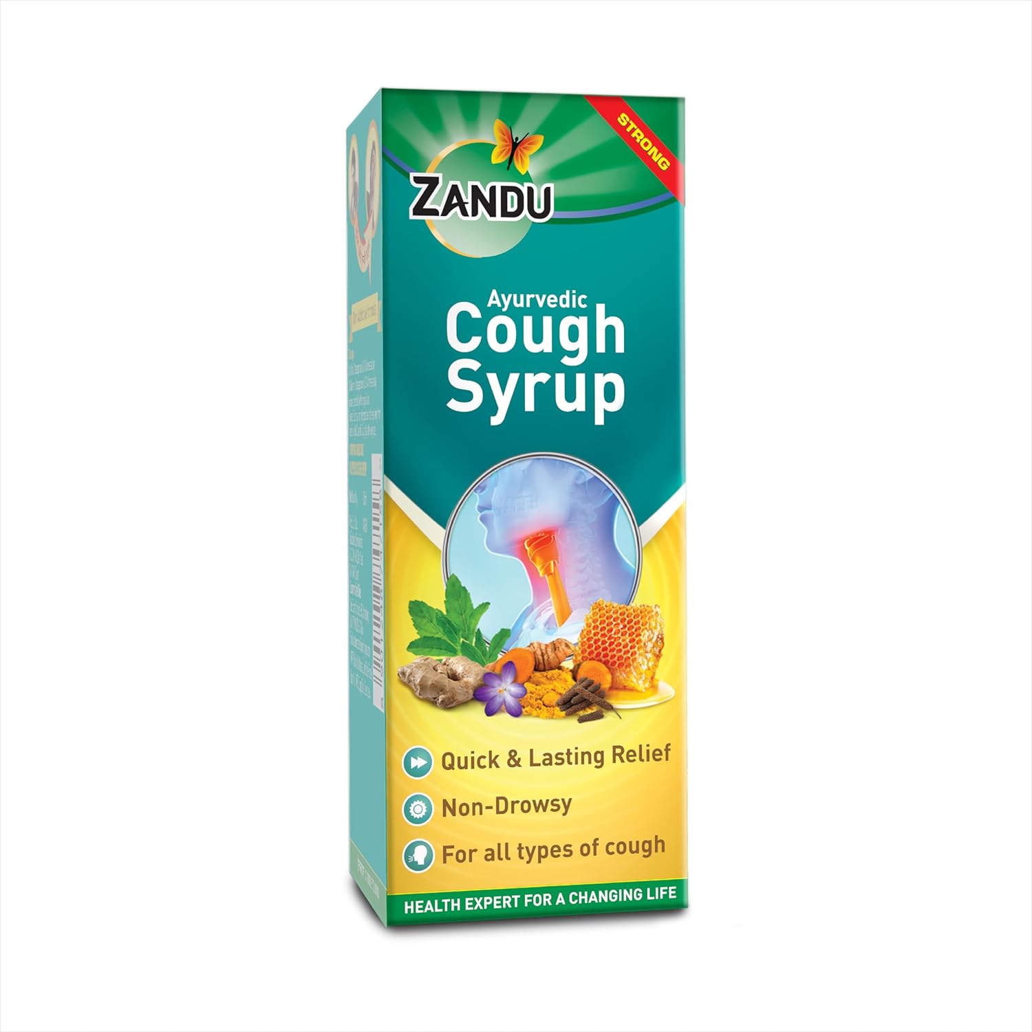 

Zandu Ayurvedic Herbal Syrup Non Drowsy Daily Throat Comfort Formula With Traditional Botanicals 200 Ml Pack Of 1