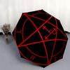 Dark Magic Pentagram Symbol StickerUmbrella, Portable 3-Fold Umbrella for Men & Women,Christmas Gift ES361