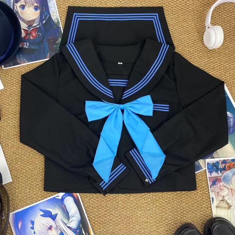 Authentic Japanese Blue Sailor Uniform - Bad Girl Academy Style (Women's Intermediate Set)