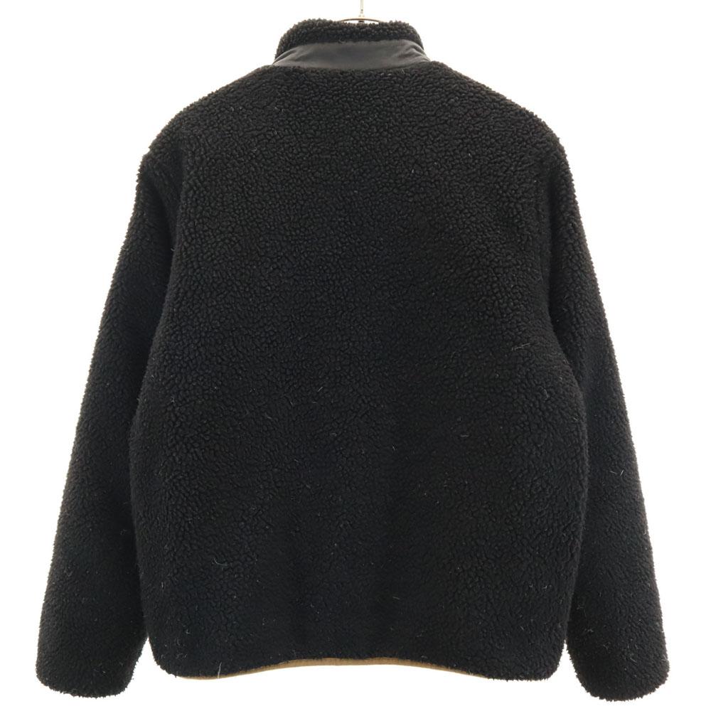 TAION Reversible Quilted Jacket L Brown Bore Women Used