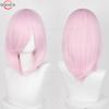 40cm Medium Basic Anime Cosplay Wig Bang Blond  Black White Red Pink Green Brown Gold Blue Heat Resistant Synthetic Hair Wigs