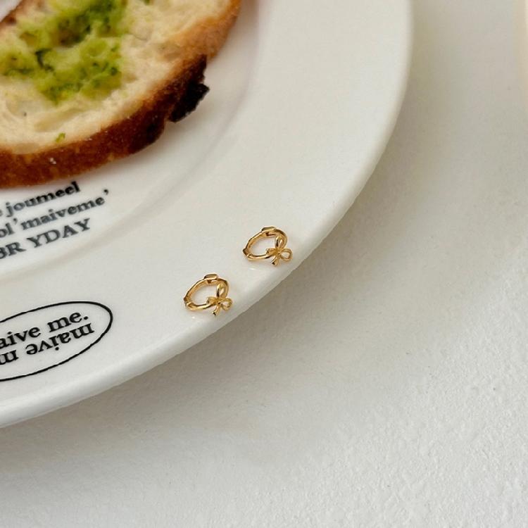 Butterfly Knot Earrings Bowknot Studs Ear Rings Ornament for Trendy Individuals