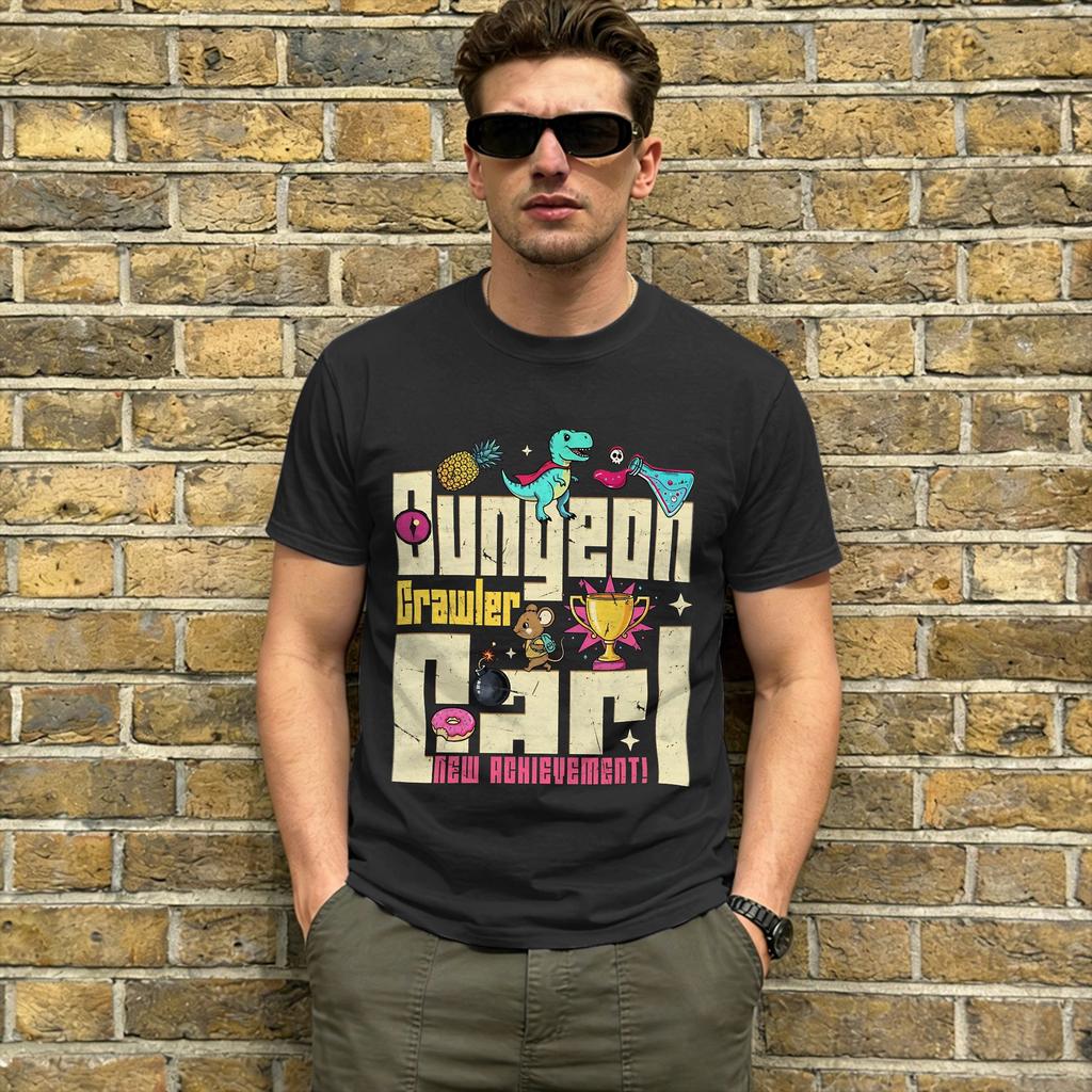 Oversized TShirt Summer Dungeon Crawler Carl Fashion T Shirts Mongo Is Appalled Cotton Tshirt for Couple Y2K Short Sleeve