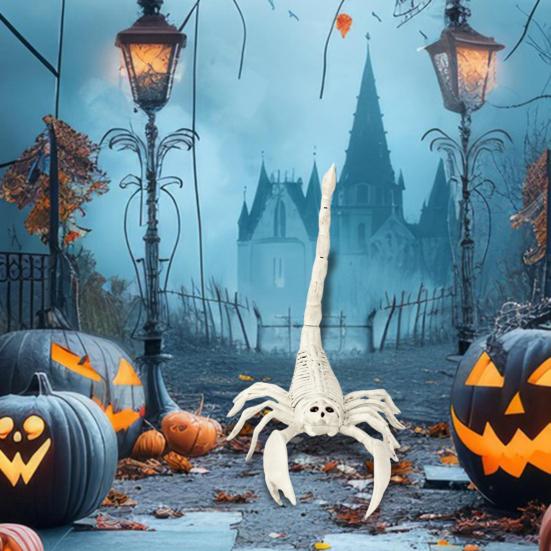 

Хэллоуин Скелет Скорпиона Украшение Пластиковая Модель Скелета Животного Реалистичное Искусство Кости Скорпиона