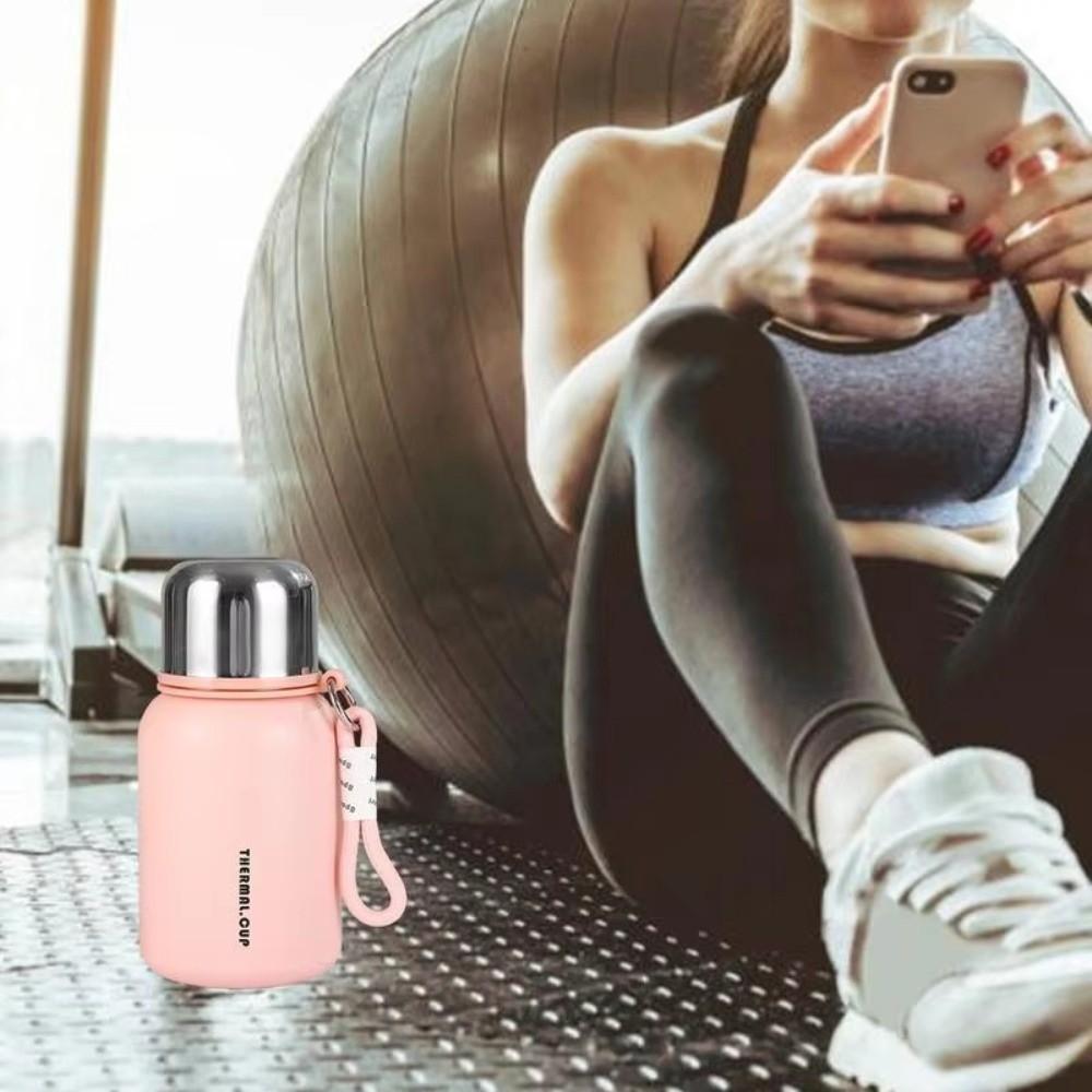 Portable Water Cup 450ML Tumbler New Insulated Bottle  Travel Use