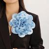 Fashionable Flower Brooch Dinner Party Rose Boutonniere for Special Gatherings