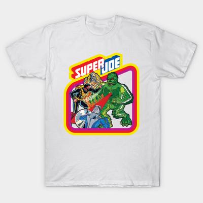 T-Shirt Damen Super Joe Harajuku Print Kawaii T-Shirt Sommer Kurzarm Damen T-Shirt Top Tee